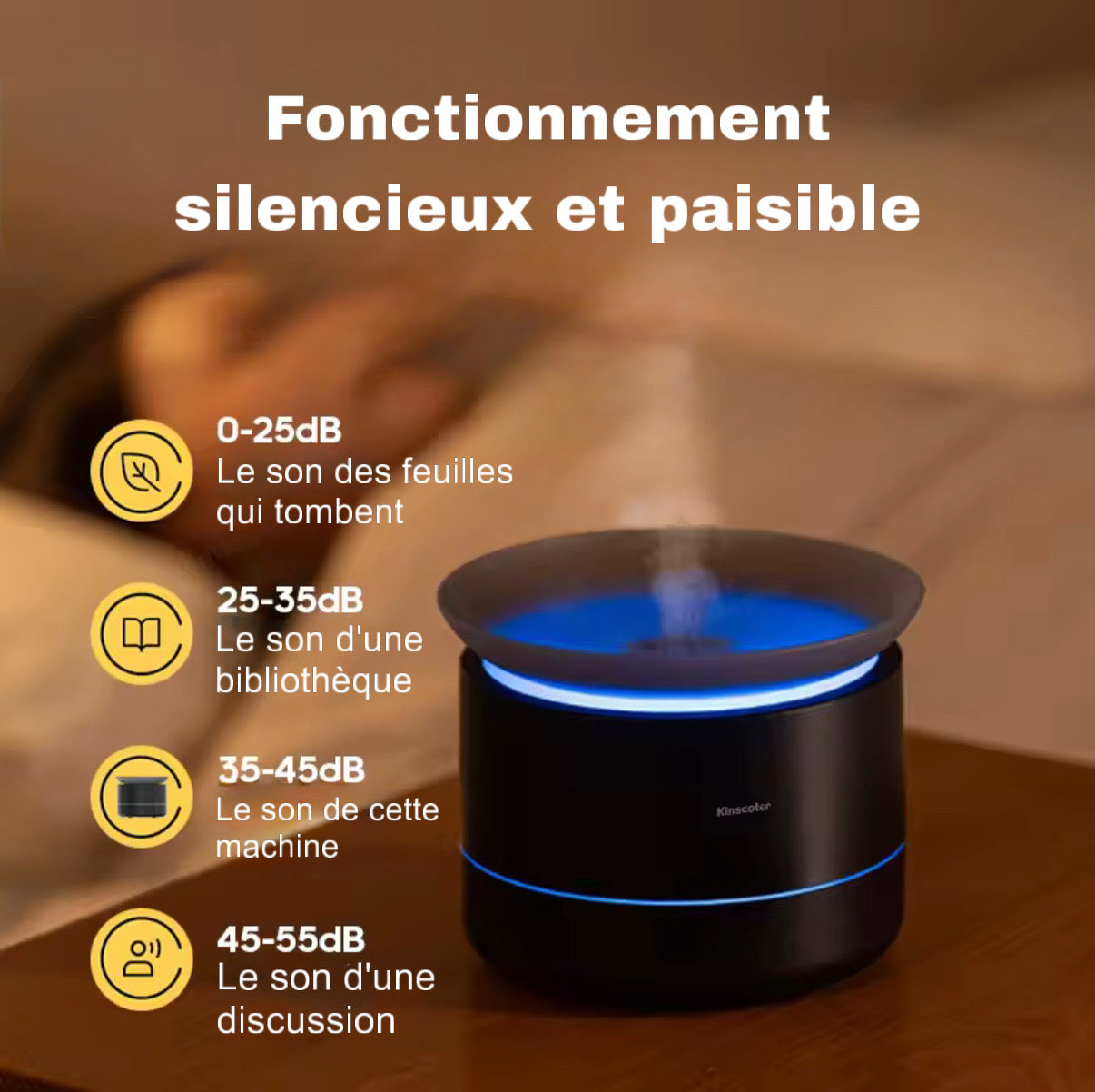 Diffuseur d'arômes colorés