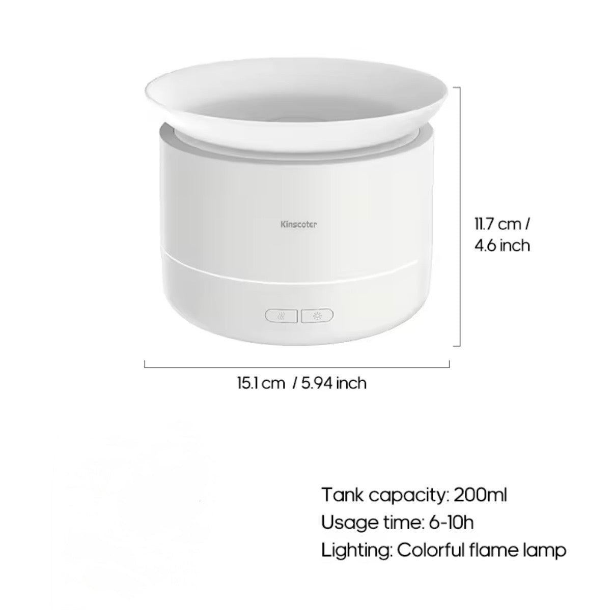 Diffuseur d'arômes colorés
